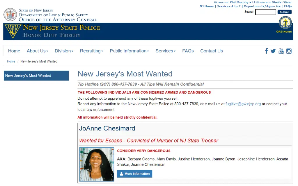Free New Jersey warrant search through NJ state police and New Jersey's Most Wanted list. 